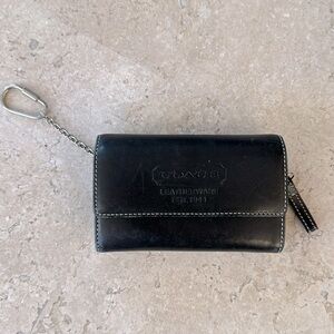 Black Leather Coach wallet